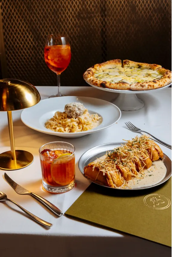 Pizza, pasta y spritz de Lundin